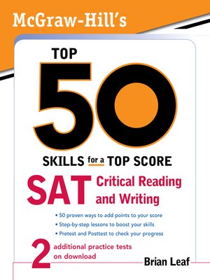 cover image of McGraw-Hill's Top 50 Skills for a Top Score